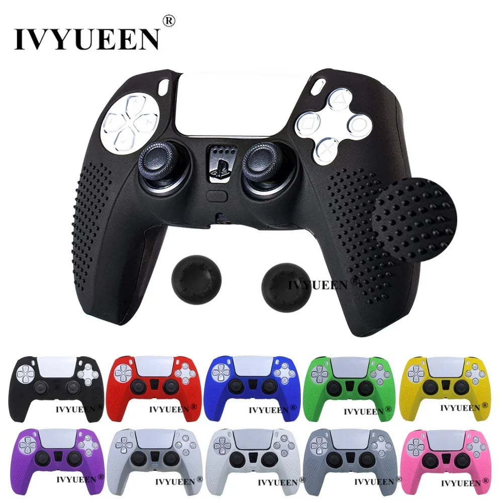 IVYUEEN Anti-slip Silicone Cover Skin for Sony PlayStation Dualsense