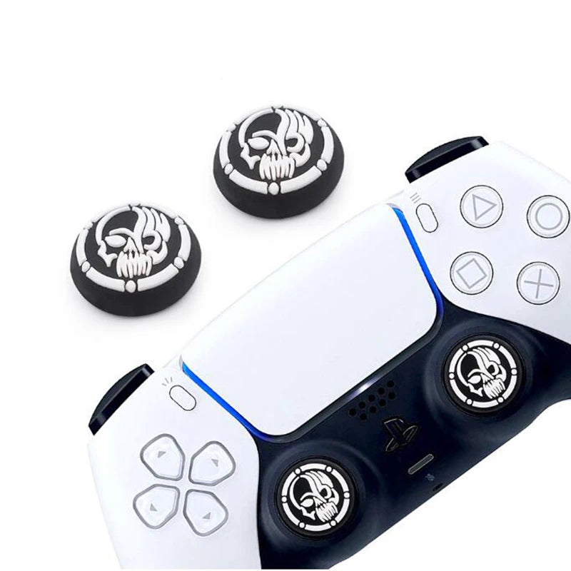 1 Pair Detailed Silicone Thumbstick Grips