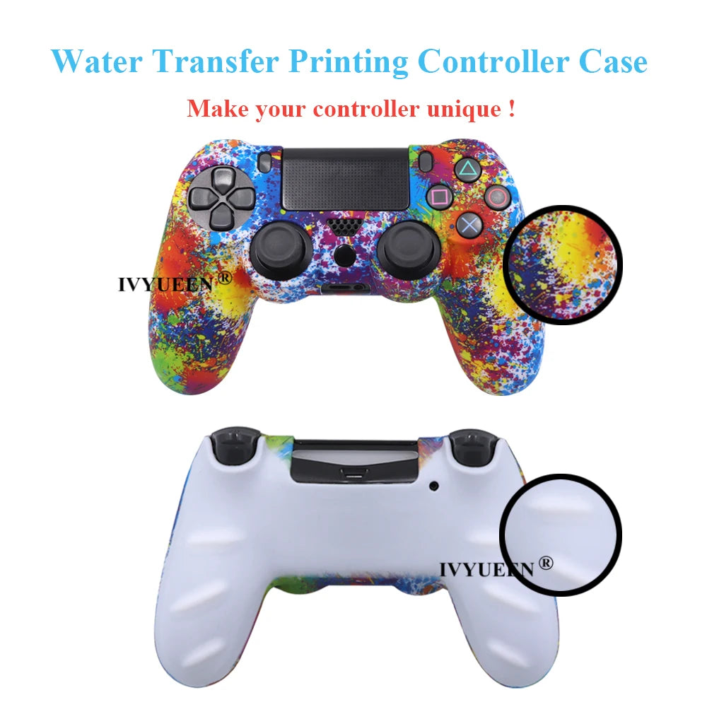 IVYUEEN Silicone Protective Skin Case for Sony Dualshock 4